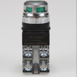 Nút nhấn có đèn màu xanh CRX-G25MAG