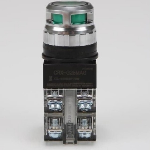 Nút nhấn có đèn màu xanh CRX-G25MAG