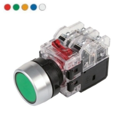 Nút nhấn nhả Hanyoung MRF-RM1A 22mm 1NO+1NC màu Xanh dương